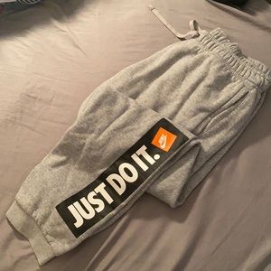 Nike “Just Do It” sweatpants
